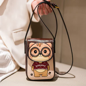 Gấu Dễ Thương Túi Điện Thoại Di Động Nữ Phong Cách Mới Mini Thời Trang Ví Đựng Tiền Xu Có Thể Là Một Vai Đeo Ngang Niche Túi Nữ Phù Hợp Với