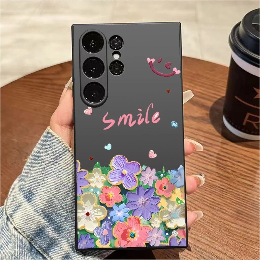 Ốp Điện Thoại Tường Dấu Vết Cho OPPO A58 A76 A96 A79 A60 A40 A6C A6t Pro A6 Ốp lưng TPU Mềm Chống Sốc