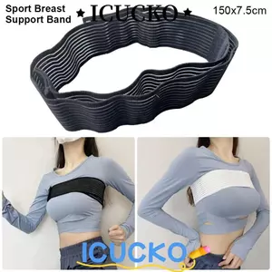 ICUCKO 1 Chiếc Dây Đeo Hỗ Trợ Ngực, Dây Đeo Áo Ngực Thể Thao 150cm Có Thể Điều Chỉnh, Bộ ổn Định Không Nổ Co Giãn Nén Băng Thể Thao Phụ Kiện Thay Thế