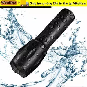 Đèn pin chống nước WOODNEST Thiết thực có thể phóng to bền