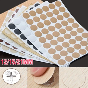 Mới 1 Tờ PVC Vít Lỗ Bao Dán Hạt Gỗ Tự Dính Trang Trí