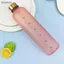 Bình Nước 1L Có Dấu Thời Gian 32 OZ Thể Dục Thể Thao Du Lịch Ngoài Trời Di Động Chống Rò Rỉ Đồ Uống Uống BPA Free Frosted Chai Nước VN