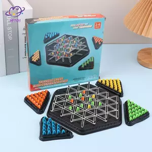 HFTOY Dây Xích Tam Giác Cờ Vua Splendor Duel Board Chiến Thuật Trò Chơi Dành Cho Trẻ Em Và Người Lớn Vui Vẻ Trò Chơi Gia Đình Logic Cờ Tra Bàn Trò Chơi ~