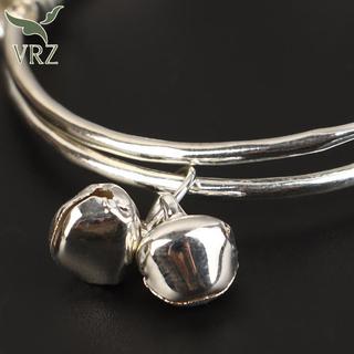 Vòng tay trẻ em mạ vàng VRZ, kiểu tròn mịn, chuông trang sức HOT