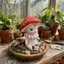 Tượng Nấm Vườn Mini Sáng Tạo Nhựa Dễ Thương Trang Trí Hình Yêu Tinh Đồ Trang Trí Cho Sân Bãi Cỏ