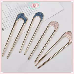JRP Kim Loại Hình Chữ U Tóc Sti Nữ Thanh Lịch Vỏ Men Kẹp Tóc Nữ Mũ Mới JRP