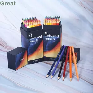TUYỆT VỜI 12 / 18 / 24 / 36 Màu Dầu Bút Chì Dụng Cụ Vẽ Chống Thấm Nước Chất Lượng Cao Phác Thảo Bút Chì