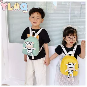 Ba lô trẻ em sang trọng bò Túi đi học cho trẻ mới biết đi Du lịch mầm non Daypack