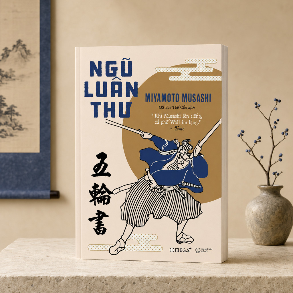 Sách - Ngũ Luân Thư - Binh pháp kinh điển của người Nhật - Miyamoto Musashi - Omega Plus