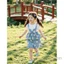Bộ áo và quần Short ngắn tay in hoa cho bé gái 6M-4Y