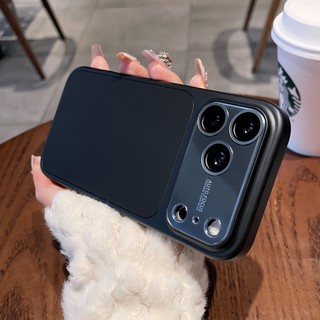 Ốp Điện Thoại Màu Đen Đơn Giản Cho iPhone 17 Pro Max 16 Pro Max 15 14 13 12 Ốp Điện Thoại Chống Rung
