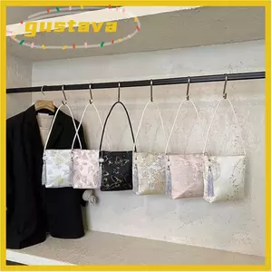 Túi Tote Hoa GUSTAVA, Túi Đeo Vai Thêu Dung Tích Lớn Đa Năng, Phong Cách Hợp Thời Trang Thanh Lịch ​Túi xách phong cách quốc gia​ Cho Nữ