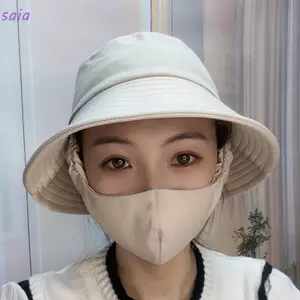Mũ làm việc nông nghiệp SAIA, Mũ chống bụi có mũ hái trà, Mũ xô thời trang bảo vệ cổ chống tia cực tím Mũ chống nắng vành rộng Unisex