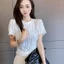 Mùa hè mới phong cách Hàn Quốc thời trang giản dị dáng ôm vừa vặn áo thun ngắn tay dành cho nữ