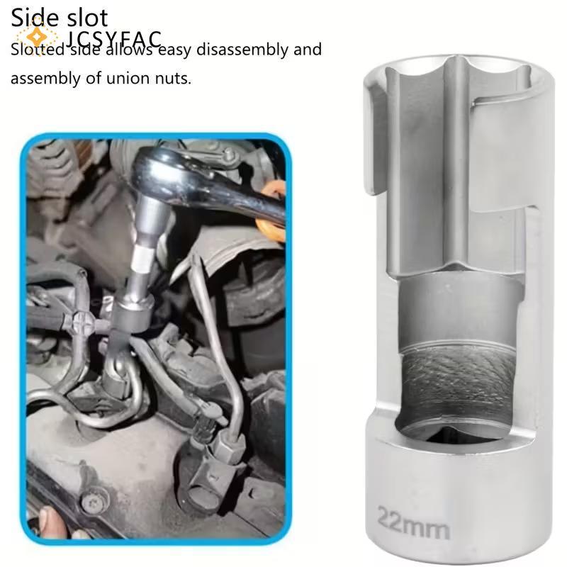 JCSYFAC Đa Năng 9 Cái Cảm Biến Oxy Soet 10-22mm Offset Cờ Lê Tẩy Bộ Dụng Cụ Cho Xe Cơ Khí Nhà Để Xe Làm Việc Mới
