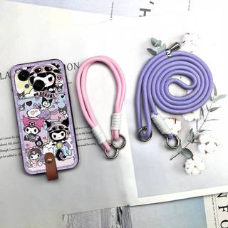 Ốp Lưng Mềm Ốp lưng Tecno POP9 4G / Spark GO 1 / GO1S / KL4 Silicone Chống Sốc Dễ Thương Vòng Cổ Chống Thấm Nước Bền Đeo Ngang Hoạt Hình Hình Chống Bụi Bẩn Chống Va Đập TPU