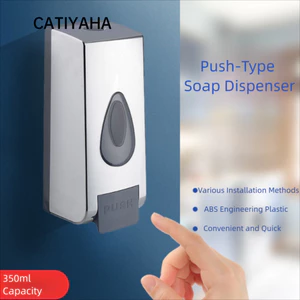 Hộp đựng dầu gội CATIYAHA, Hộp đựng xà phòng di động tiện lợi, Hộp đựng chất lỏng treo tường 350ML bền bỉ Phụ kiện gia đình