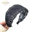 PNPIA- Phong Cách Hàn Quốc Thời Trang Tính Khí Đầu Quấn Ren Hoa Băng Đô Quấn Tóc Cho Nữ Rộng Tóc Không Trơn Trượt Thanh Lịch Vintage