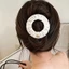 Phụ Nữ Mới Chấm Bi Rỗng Kẹp Tóc Lười Đuôi Ngựa Giá Đỡ Và Bánh Donut Bun Maker
