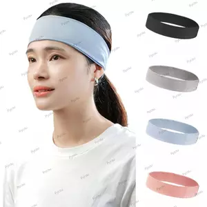 Băng đô thể thao PYCOU, Băng đô Nylon chống trượt, Băng đô nữ thấm mồ hôi thời trang