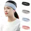 Băng đô thể thao PYCOU, Băng đô Nylon chống trượt, Băng đô nữ thấm mồ hôi thời trang