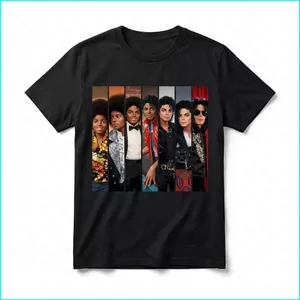 SY3 Michael Jackson Áo thun thoải mái Vintage King of Pop tay ngắn áo thun YS3