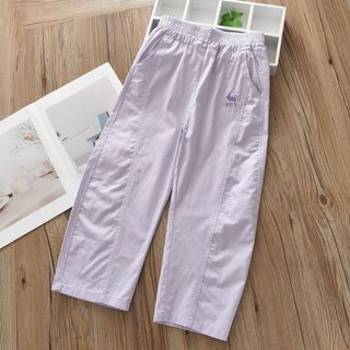 Quần cotton cho bé gái – Dáng cong rộng rãi, chống muỗi nhẹ, thoáng mát dễ phối mùa hè