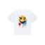 （Giao hàng 24h）Angela，JeJe Colorful XO Smile – Áo thun nam nữ tay ngắn form oversize cotton 220gsm họa tiết cá tính