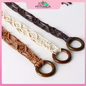 MYPANDA Dệt sel Dây Thắt Lưng Nữ Đa Năng Trang Trí Đầm Hàn Quốc Thắt Nút Thắt Lưng Mỏng Dây Sáp Ren Thắt Lưng.