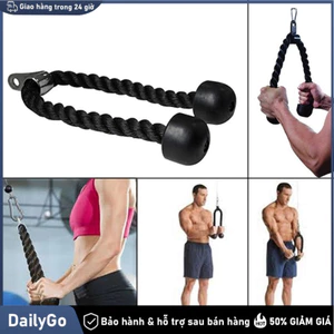 Phụ kiện tập gym dây cáp tay sau, tay trước, kéo xô đa năng Tay cầm đôi, Tay cầm kéo xô, Lưng xô (cơ lưng)