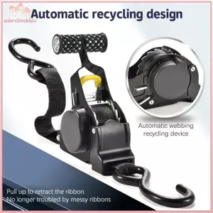 THÊM Dây đeo móc tự động có thể thu vào Dây đai thu nhỏ tự động Dây đai có thể thu vào cho xe máy Dây đeo hành lý tiện lợi BSS