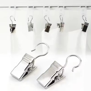 10 Chiếc Kẹp Rèm Mini Có Móc - Đa Năng Chắc Chắn Hình Ảnh Cố Định Kẹp Cố Định Nhà Tổ Chức