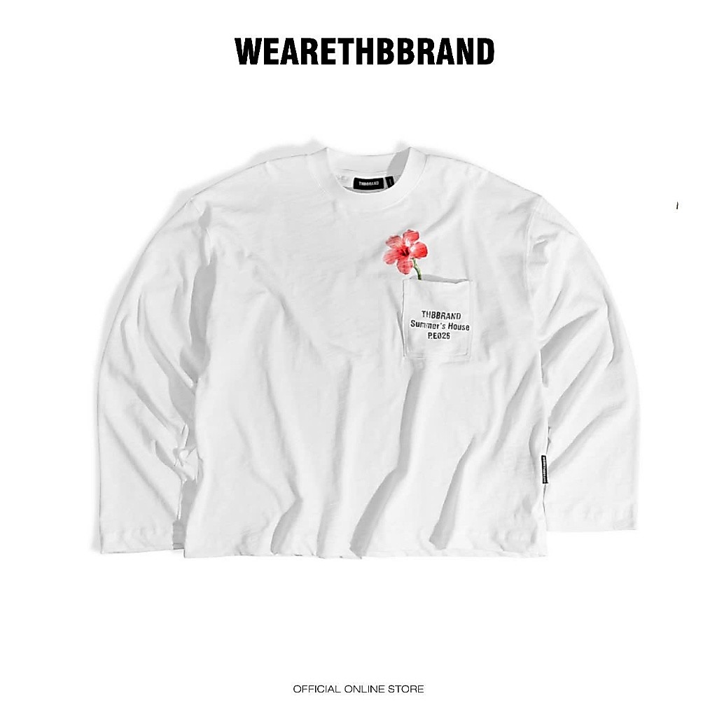 Áo thun tay dài “THBB HIBISCUS LONG SLEEVES” - [cotton xước, đã xử lý co rút] / THBBRAND | BigBuy360 - bigbuy360.vn