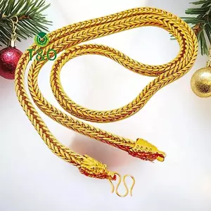 Hợp Kim Mạ Vàng Đầu Rồng Hình Đuôi Cáo Vuông Nelace 6mm Cá Tính - Mới