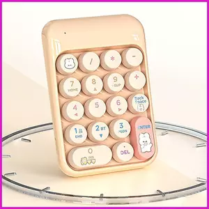 Bàn Phím Số Không Dây 18 Phím Hoạt Hình Numpad 2.4G Miếng Lót Số Cho Kế Toán Tài Chính Văn Phòng Làm Việc Nghiên Cứu Trò Chơi PC lyuvn