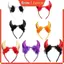 KIN Retro Quỷ Bò Sừng Băng Đô Phụ Kiện Ác Halloween Trang Phục Hóa Trang Đảng