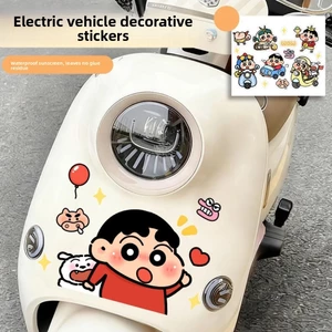 Dòng Chó Con Dễ Thương Xe Điện Miếng Dán Trang Trí Cơ Thể Trầy Xước Khối Trang Trí Xe Máy Hoạt Hình Độc Đáo