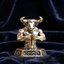 DONOVANQQ Mười Hai Dấu Hiệu Cung Hoàng Đạo, Các Bức Tượng Nhỏ Cổ Điển Thu Nhỏ, Retro Artisan Thủ Công Trang Trí Máy Tính Để Bàn Đồ Trang Trí Văn Phòng