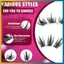 Bộ nối mi lông mày BVY 392 miếng Bộ ghép mi kèm dụng cụ dành cho nữ Trang điểm Salon DIY tại nhà.