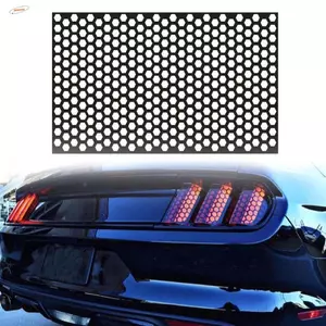 Nhãn dán tổ ong ô tô ZENZON, Phim bọc màng rỗng Đèn ô tô Nhãn dán trang trí, Trang trí thời trang 48 * 30cm Nhãn dán tổ ong tự động đa năng Đèn pha ô tô
