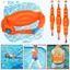 Thắt lưng bơi phao bơm hơi ZENZON, dụng cụ tập bơi bể bơi, hỗ trợ huấn luyện, tập luyện thể thao dưới nước, khóa an toàn, đai phao cứu sinh