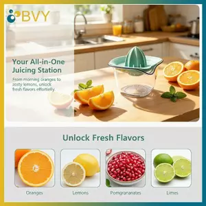 Máy vắt nước cam quýt hiệu quả BVY Di động và nhẹ Hoàn hảo để làm nước chanh tươi.