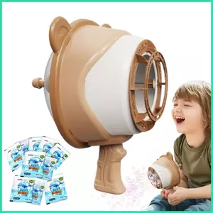 Máy tạo bong bóng ngoài trời Máy tạo bong bóng Cây đũa phép Đồ chơi tương tác chạy bằng gió Trò chơi vui nhộn Hoạt động mùa hè cho sonlekvn