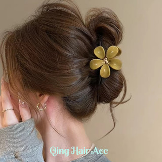 Phong Cách Hàn Quốc Chất Lượng Cao Acetate Hoa Lấy Kẹp Tính Khí Tất Cả Trận Đấu Kẹp Tóc Nửa Tie 2026 Phong Cách Mới Đầu Lưng Cá Mập Kẹp