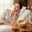 WANYEDI Bát Gỗ, Dụng Cụ Trộn Mỹ Phẩm Tre Sleek, Thẩm Mỹ Mini Size Tự Làm Thìa Tre Thìa Trộn Mỹ Phẩm