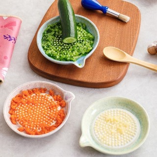 Dụng cụ gọt tỏi bằng gốm SENRTY, Bát nước sốt tỏi 2 trong 1 bằng tay, mịn màng cầm tay, tái sử dụng, xay nhuyễn rau củ quả