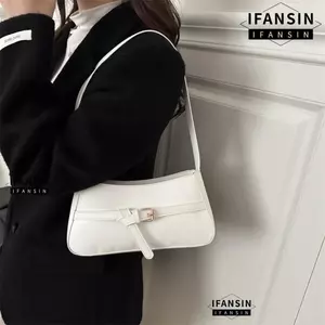 Túi đeo vai IFANIN, Túi đeo thắt lưng da PU, Túi xách điện thoại có dây kéo dung tích lớn thời trang Nữ