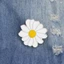 2 Chiếc Nhỏ Hoa Cúc Trâm Chân Nhỏ Giọt Dầu Daisy Trâm Huy Hiệu Pin Cho Trang Sức Làm Quần Áo Túi Tiếp Liệu