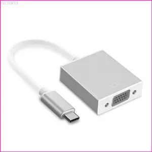 VIC Thiết Thực USB 3 1 Loại C Sang VGA Bộ Chuyển Đổi Tín Hiệu 1080P Vỏ Kim Loại Cho Nhiều Thiết Bị Khả Năng Tương Thích