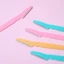 Dao Cạo Chân Mày An Toàn Có Lưới Bảo Vệ Chống Trầy Xước Thiết Kế Lưỡi Xéo Dễ Sử Dụng Cho Người Mới Bắt Đầu Cao Cấp